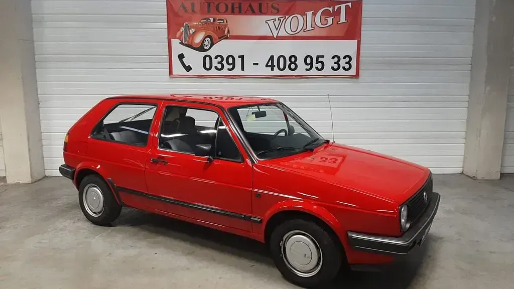 Gebraucht VW Golf II 72 PS (52 kW) 1987 Rot Kleinwagen