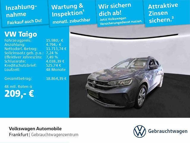 Grau Gebraucht 2022 VW Taigo Life SUV | 15.980 € (Fairer Preis) - Bild 1/2