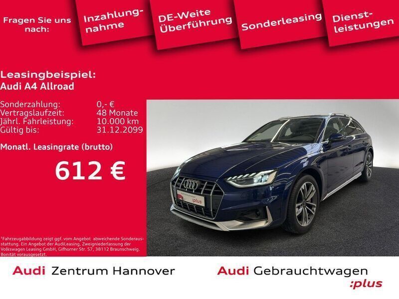 Navarrablau metallic Gebraucht 2023 Audi A4 Allroad Ambiente Kombi | 36.850 € (Guter Preis) - Bild 1/4