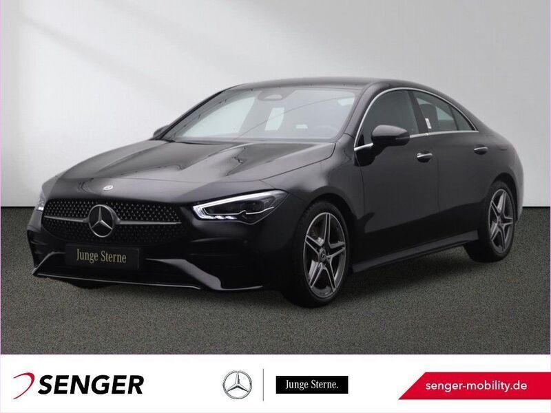 Schwarz Gebraucht 2024 Mercedes CLA200 AMG Coupé | 36.420 € (Guter Preis) - Bild 1/4