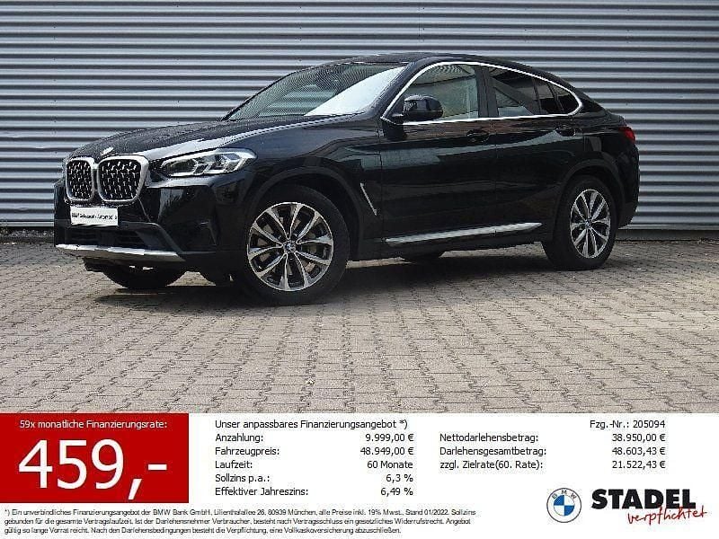Schwarz uni Gebraucht 2023 BMW X4 Performance SUV | 41.335 € (Superpreis) - Bild 1/4
