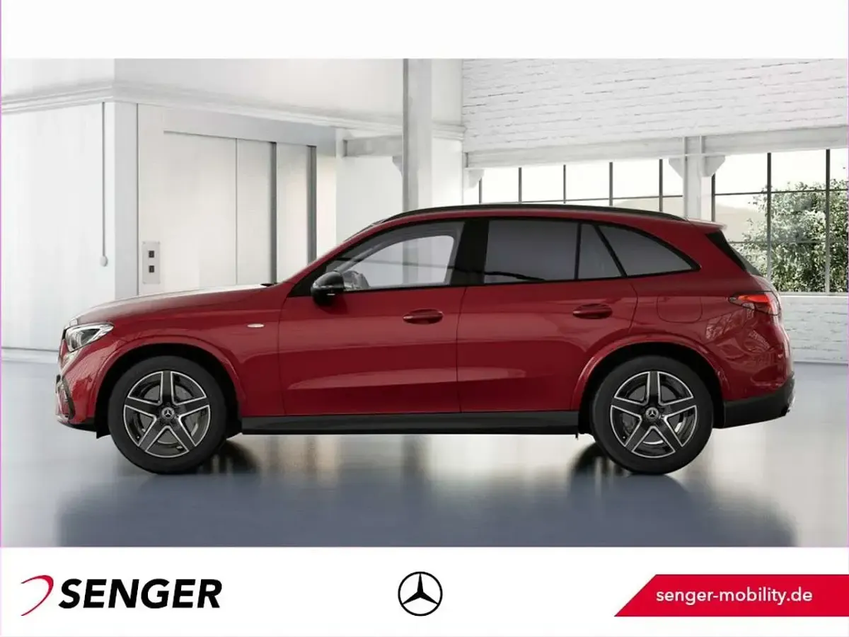 Brugt Mercedes GLC400d AMG 252 HK (185 kW) 2025 Rød SUV