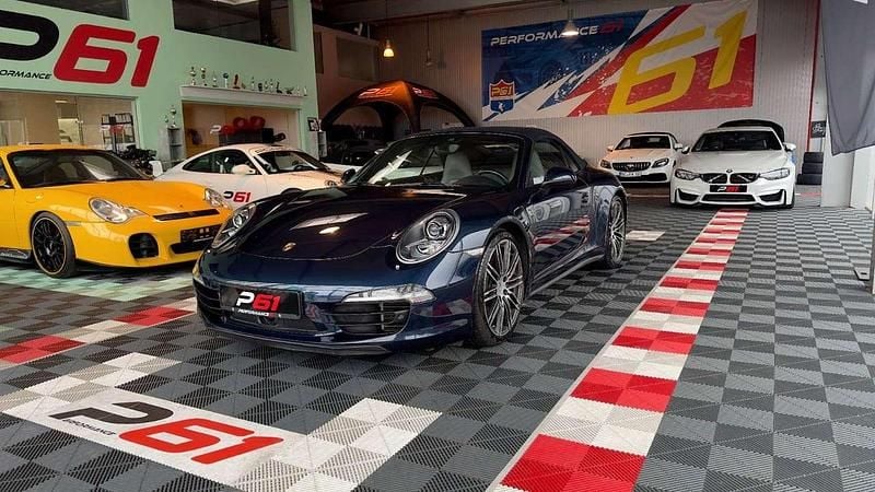 Dunkelblau Gebraucht 2015 Porsche 911 Carrera 4S Cabriolet Sport Cabrio | 93.999 € (Guter Preis) - Bild 1/4