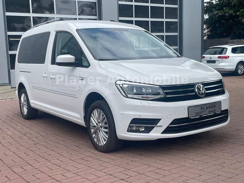 Candyweiß Gebraucht 2019 VW Caddy Maxi Highline Van / Kleinbus | 32.990 € - Bild 1/4