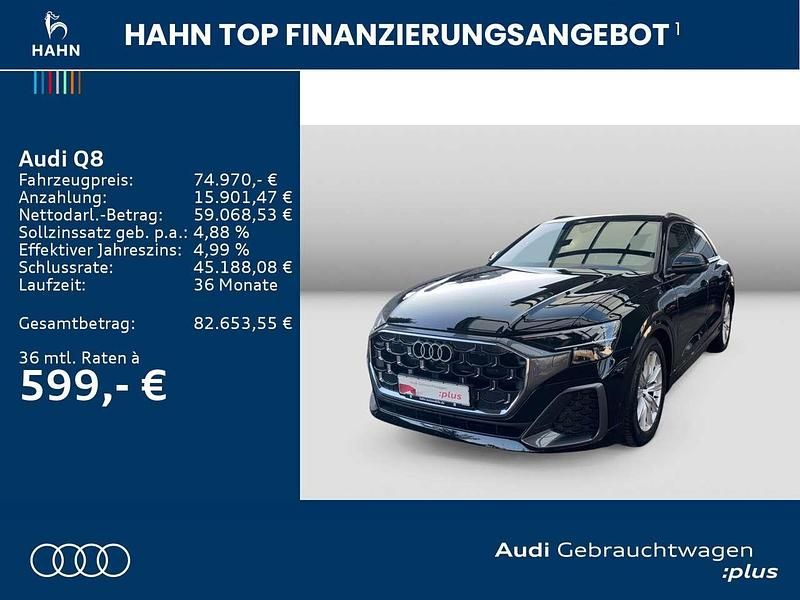 Gebraucht Audi Q8 Sport 286 PS (210 kW) 2025 Mythosschwarz metallic SUV