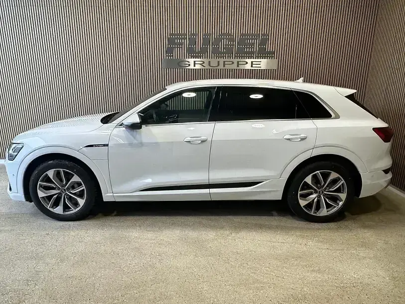 Gebraucht Audi e-tron S-Line 300 kW (408 PS) 2022 Gletscherweiß metallic SUV