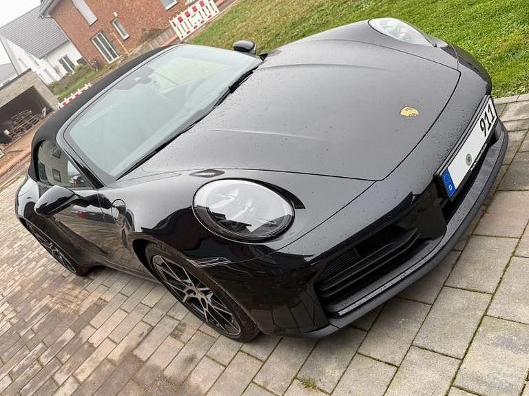 Schwarz Gebraucht 2024 Porsche 911 Carrera Cabriolet Sport Cabrio | 159.000 € (Superpreis) - Bild 1/4