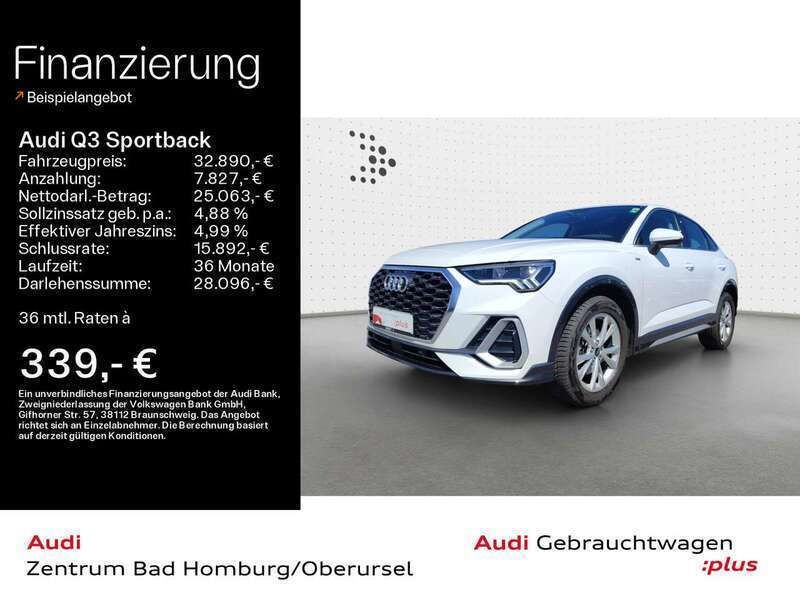 Ibisweiß Gebraucht 2022 Audi Q3 S-Line SUV | 32.890 € (Fairer Preis) - Bild 1/4