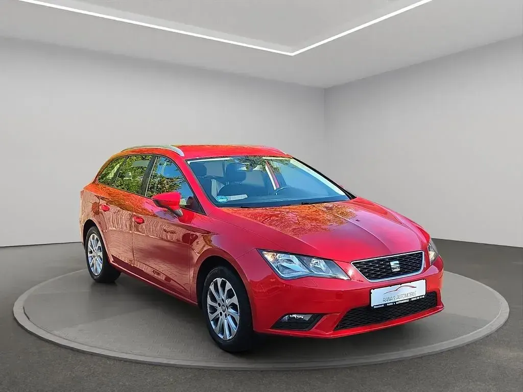 Gebraucht Seat Leon ST Style 110 PS (80 kW) 2015 Rot Kombi
