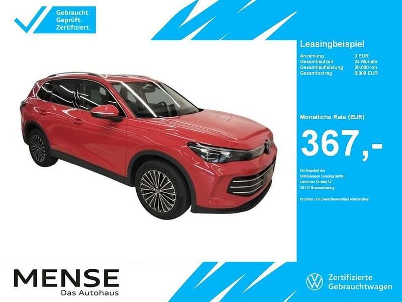 Persimmon red Gebraucht 2024 VW Tiguan Elegance SUV | 44.415 € (Teuer) - Bild 1/4