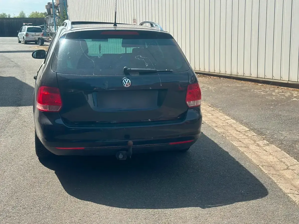 Gebraucht VW Golf VI 2008 Schwarz Kleinwagen