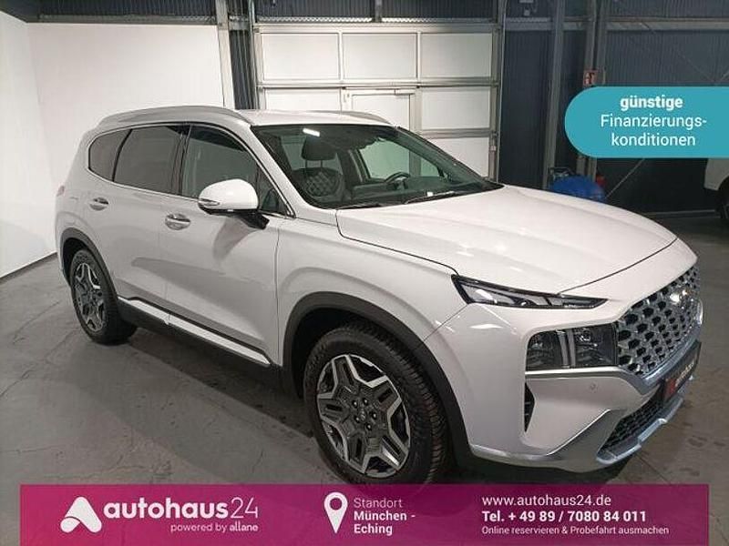 Weiß Gebraucht 2022 Hyundai Santa Fe Prime SUV | 35.220 € (Fairer Preis) - Bild 1/4