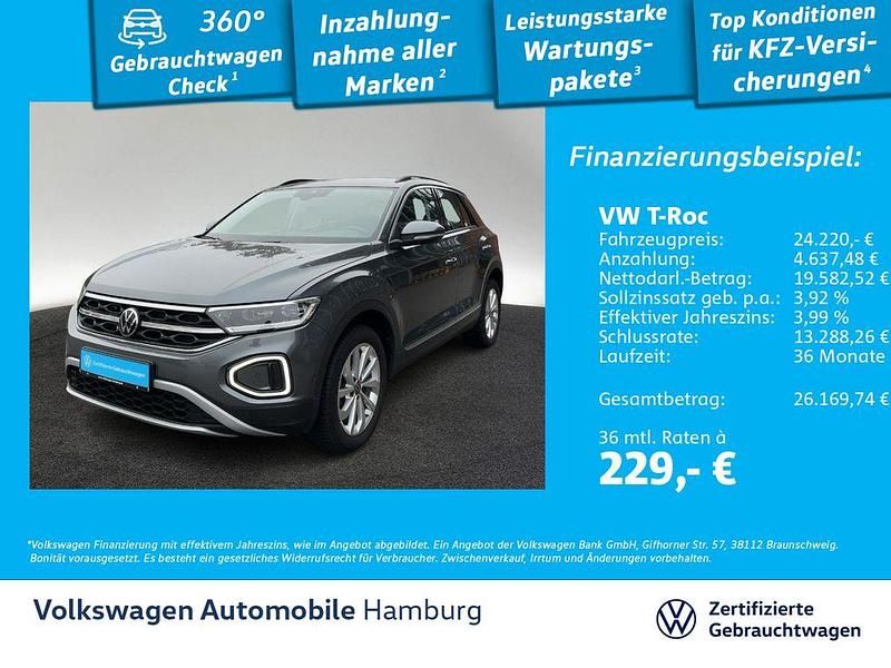 Gebraucht VW T-Roc Style 150 PS (110 kW) 2022 X3 indiumgrau metallic SUV
