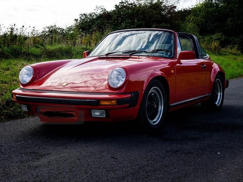 Rot Gebraucht 1988 Porsche 911 Cabrio | 52.950 € - Bild 1/4