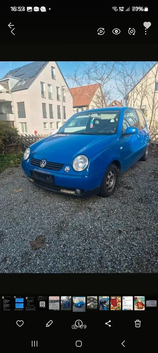 Gebraucht VW Lupo Comfortline 75 PS (55 kW) 2002 Blau Kleinwagen
