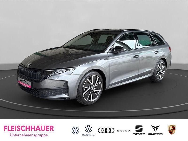 Graphitegrau metallic Gebraucht 2025 Skoda Octavia SportLine Kombi | 34.980 € (Fairer Preis) - Bild 1/4