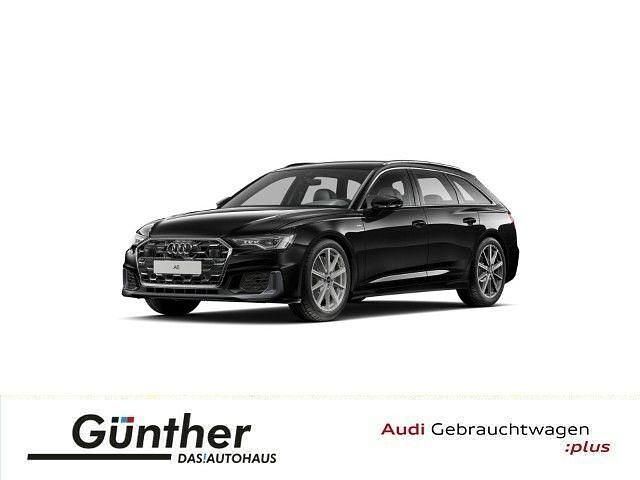 Mythosschwarz metallic Gebraucht 2024 Audi A6 S-Line Kombi | 56.500 € - Bild 1/4