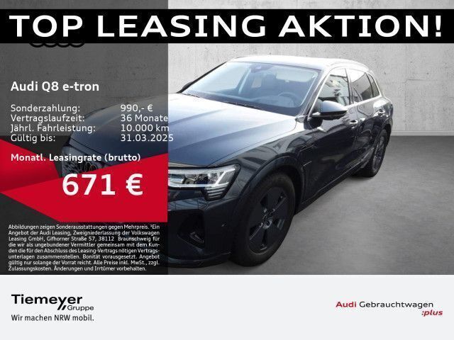 Grau Gebraucht 2023 Audi Q8 e-tron Ambiente SUV | 74.290 € - Bild 1/1