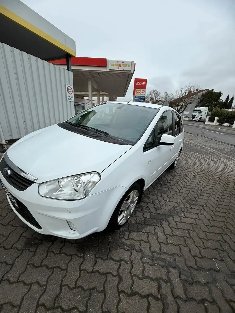 Gebraucht Ford C-MAX 110 PS (80 kW) 2009 Weiß Van / Kleinbus