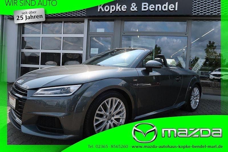 Daytonagrau perleffekt Gebraucht 2015 Audi TT Roadster S-Line Cabrio | 21.820 € (Superpreis) - Bild 1/4