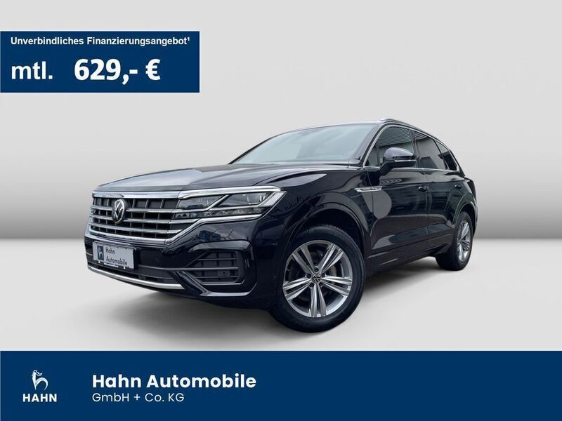 Schwarz Gebraucht 2021 VW Touareg R-line SUV | 48.930 € (Fairer Preis) - Bild 1/3