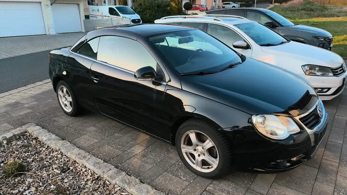 Brugt VW Eos 116 HK (85 kW) 2006 Sort Cabriolet
