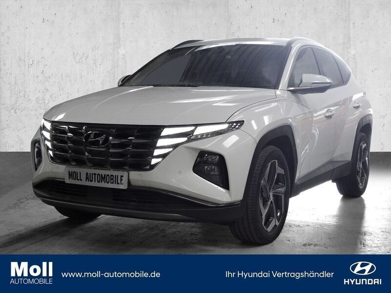 Atlas white / sol Gebraucht 2023 Hyundai Tucson Prime SUV | 34.900 € (Etwas zu teuer) - Bild 1/4