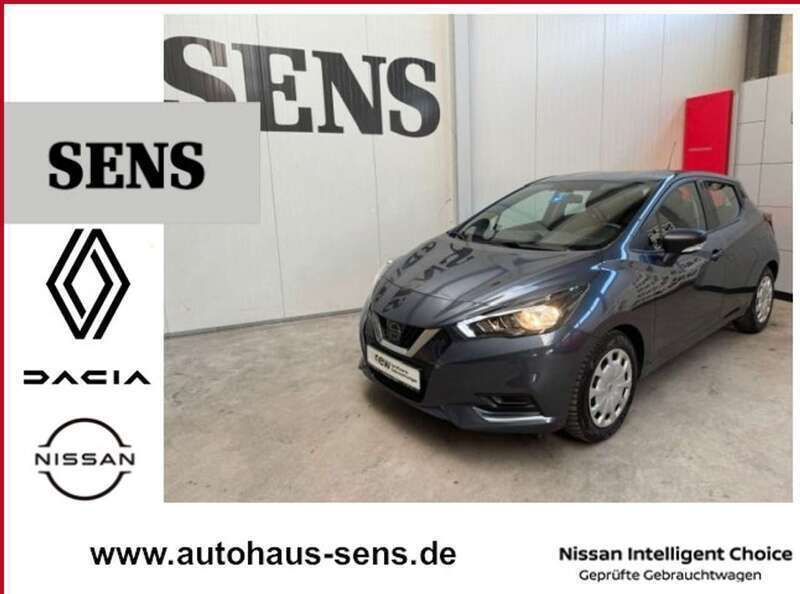 Grau Gebraucht 2022 Nissan Micra Visia+ Kleinwagen | 13.669 € (Fairer Preis) - Bild 1/4