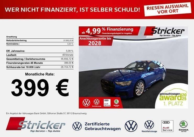 Gebraucht Audi A6 S-Line 265 PS (194 kW) 2023 Ultrablau metallic Kombi