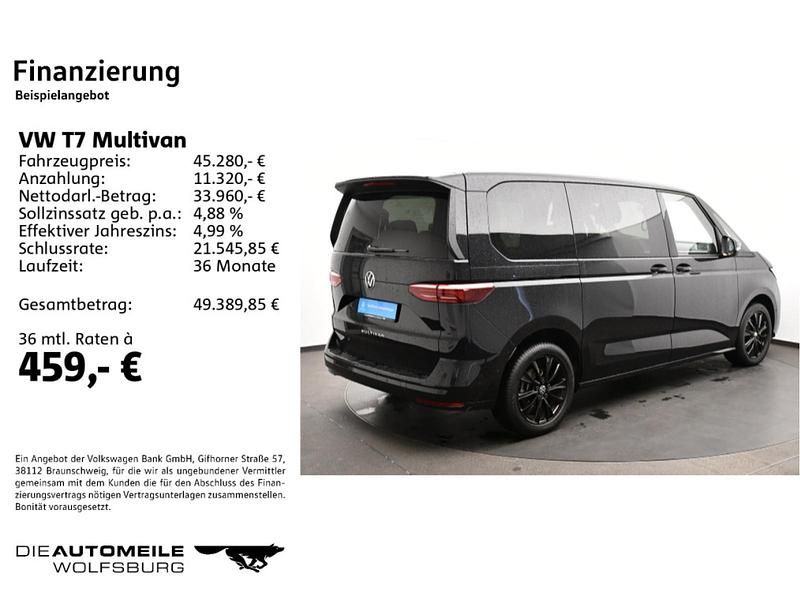 Second-hand VW Multivan Life 150 CP (110 kW) 2023 Negru Monovolum
