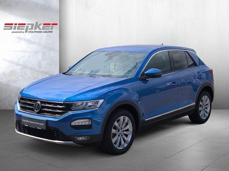 Blau Gebraucht 2020 VW T-Roc Sport SUV | 22.990 € (Guter Preis) - Bild 1/4