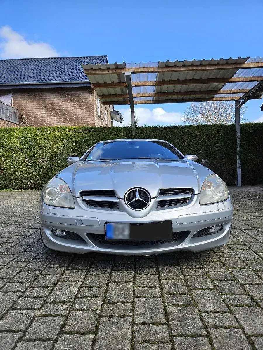 Gebraucht Mercedes SLK200 163 PS (119 kW) 2004 Silber Cabrio