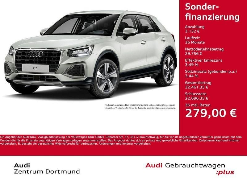 Silber Gebraucht 2025 Audi Q2 Advanced SUV | 32.888 € (Etwas zu teuer) - Bild 1/4