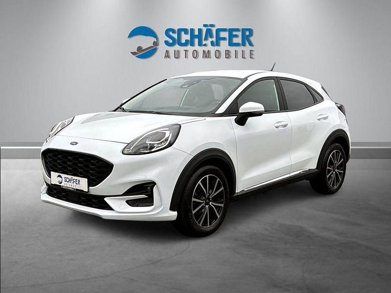 Weiß Gebraucht 2022 Ford Puma Titanium SUV | 13.950 € (Superpreis) - Bild 1/4
