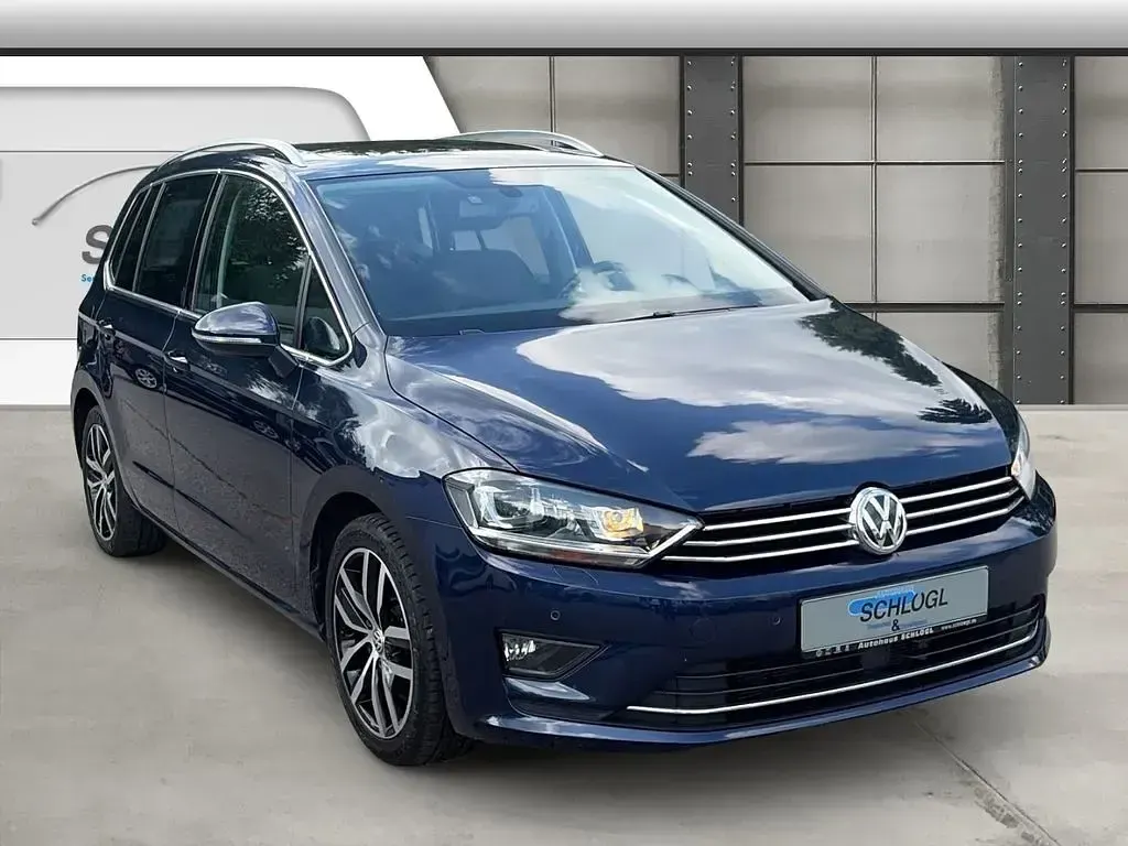 Gebraucht VW Golf Sportsvan Highline 125 PS (91 kW) 2014 Blau Van / Kleinbus