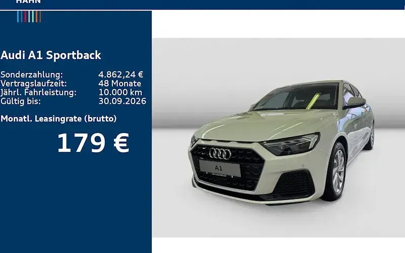 Gebraucht Audi A1 Sportback Advanced 116 PS (85 kW) 2026 Weiß Kleinwagen