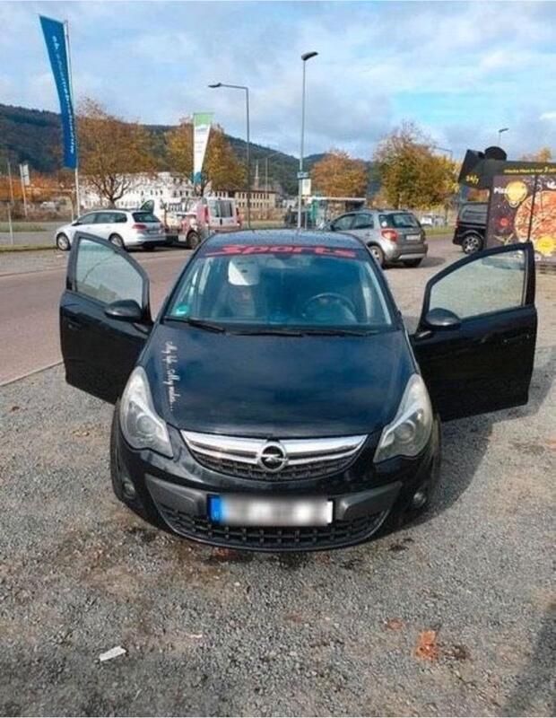 Schwarz Gebraucht 2012 Opel Corsa Kleinwagen | 3.600 € (Fairer Preis) - Bild 1/4