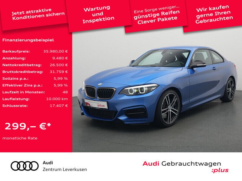 Blau Gebraucht 2020 BMW M240 M Sport Coupé | 35.980 € (Guter Preis) - Bild 1/4