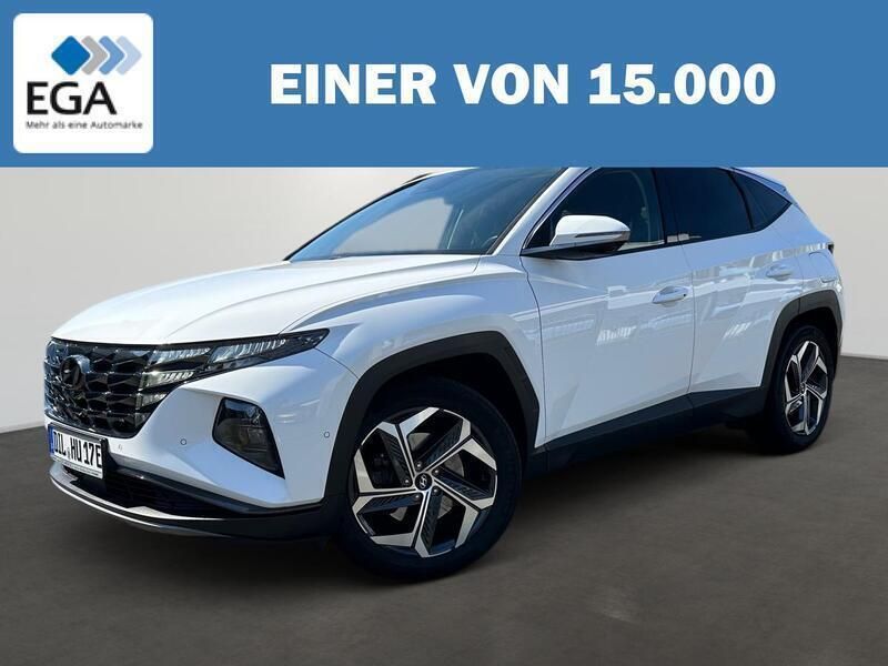 Rot metallic Gebraucht 2022 Hyundai Tucson Prime SUV | 37.170 € - Bild 1/4
