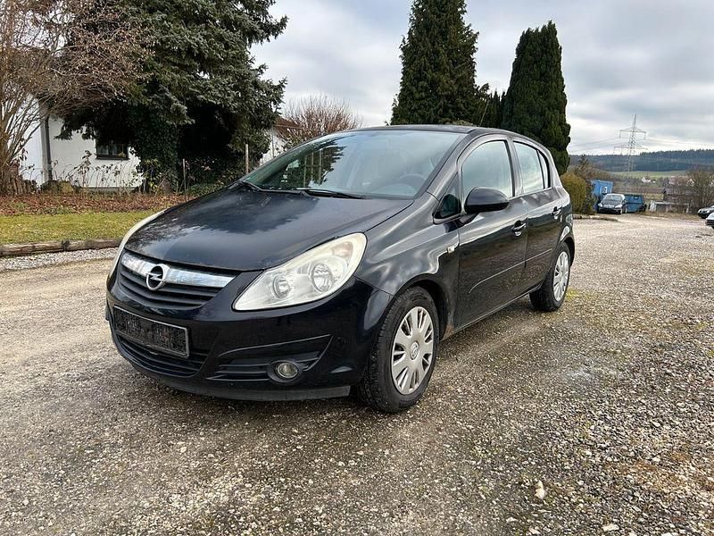 Schwarz Gebraucht 2007 Opel Corsa Cosmo Limousine | 690 € (Superpreis) - Bild 1/4
