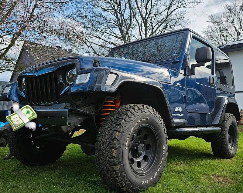 Blau Gebraucht 2003 Jeep Wrangler SUV | 16.500 € (Fairer Preis) - Bild 1/4
