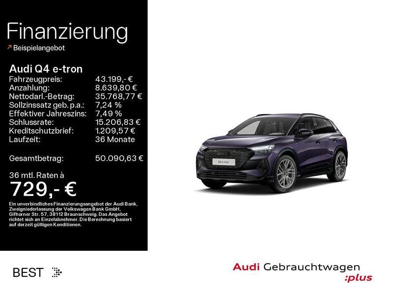 Auroraviolett metallic (metallic) Gebraucht 2025 Audi e-tron SUV | 43.199 € (Fairer Preis) - Bild 1/4