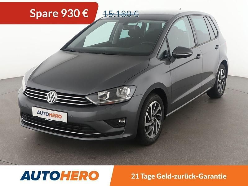 Grau Gebraucht 2017 VW Golf Sportsvan Sound Van / Kleinbus | 13.840 € (Fairer Preis) - Bild 1/3