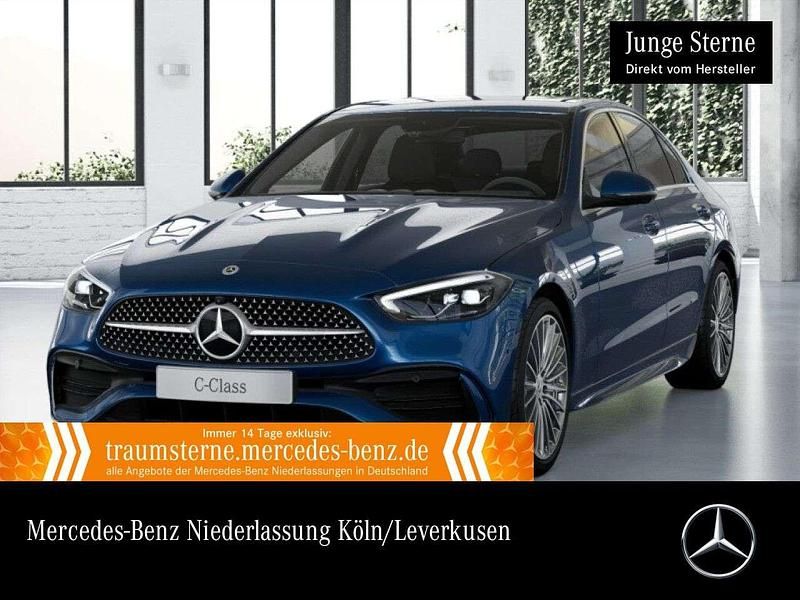Blau Gebraucht 2024 Mercedes C180 AMG Limousine | 35.990 € (Fairer Preis) - Bild 1/3