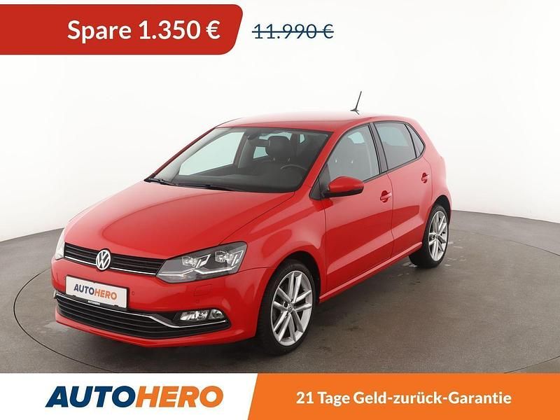 Rot Gebraucht 2015 VW Polo Highline Kleinwagen | 10.640 € (Etwas zu teuer) - Bild 1/3