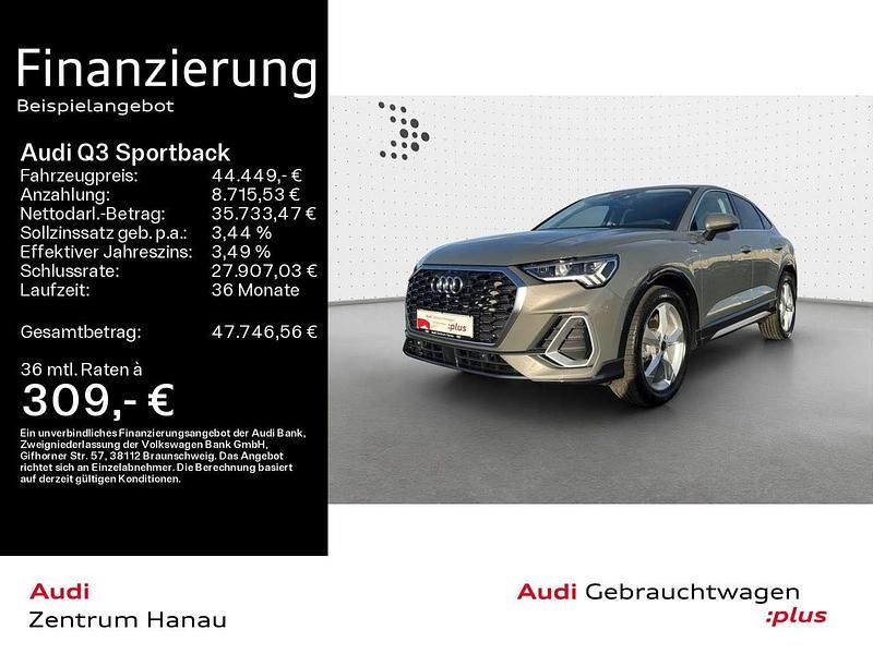 Chronosgrau metallic Gebraucht 2025 Audi Q3 S-Line SUV | 44.449 € (Etwas zu teuer) - Bild 1/4
