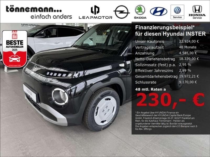 Schwarz Neu 2025 Hyundai Inster Select Kleinwagen | 22.924 € (Guter Preis) - Bild 1/4
