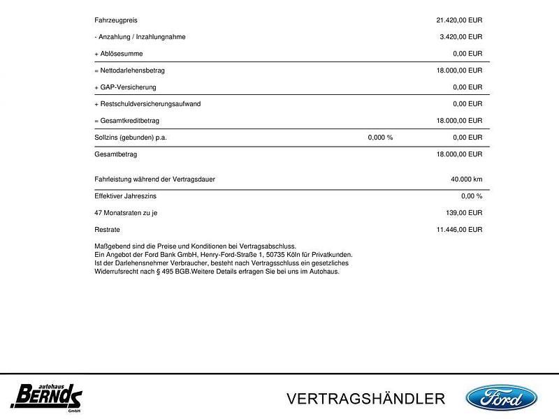 Gebraucht Ford Transit Trend 101 PS (74 kW) 2024 Frozen white Van / Kleinbus