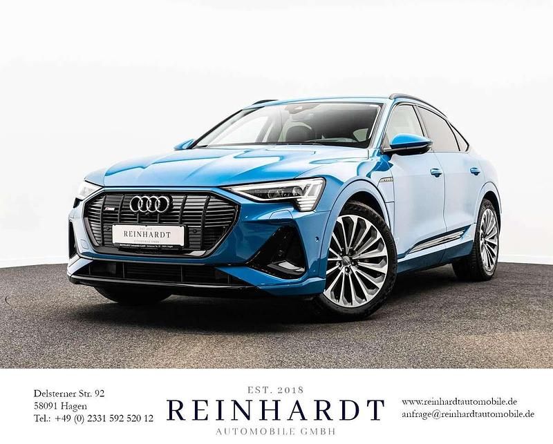 Antiguablau metallic Gebraucht 2021 Audi e-tron Sportback S-Line SUV | 32.735 € (Guter Preis) - Bild 1/1