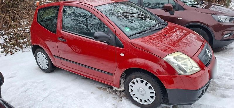 Gebraucht Citroën C2 60 PS (44 kW) 2004 Rot Kleinwagen